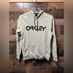Oakley Men’s Pullover Hoodie Sweatshirt Medium Olive Green Logo Regular Fit